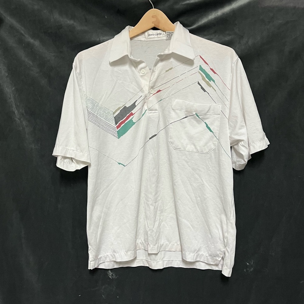 Vintage Pierre Cardin Polo Shirt 🌵Large - Picture 3 of 6